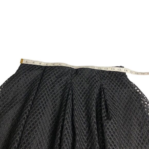 Rue 21 Skirt Womens XL Black Fishnet Mesh Pleated Lined Y2k Goth Grunge Witchy - Picture 15 of 16